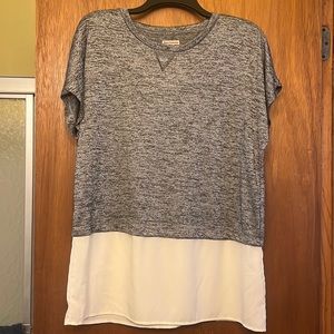 Juicy Couture women’s colorblock top size Large EUC 🎽